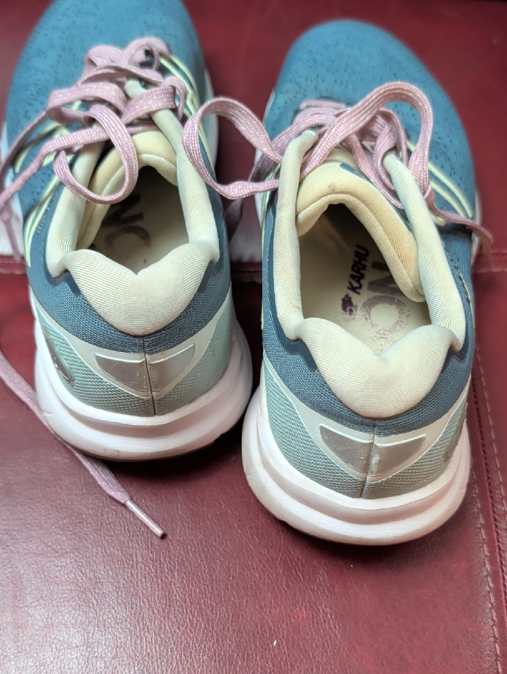 Karhu Womens Fusion Ortix 3.5 Hivo F200341 Blue Running Shoes Sneakers Size 8.5 - Picture 9 of 11